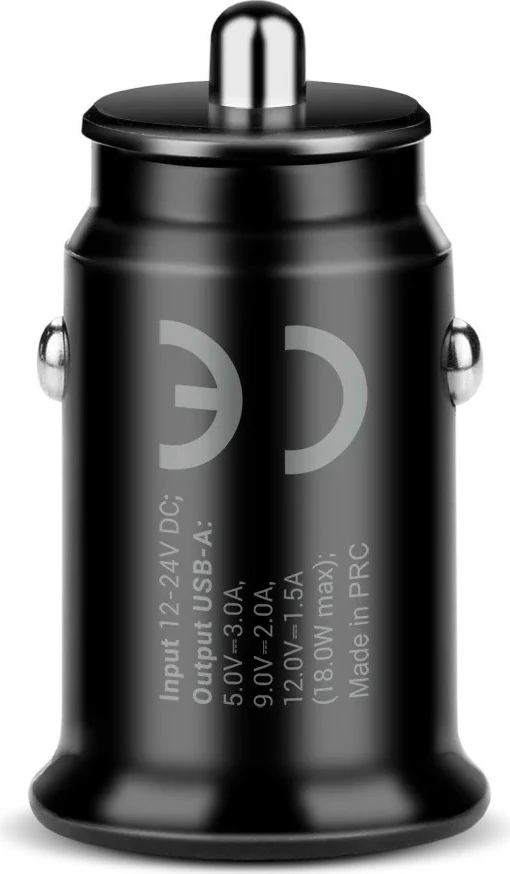 Karikues për makinë everActive CC-15Q QC3.0 18W 1xUSB-A, i zi