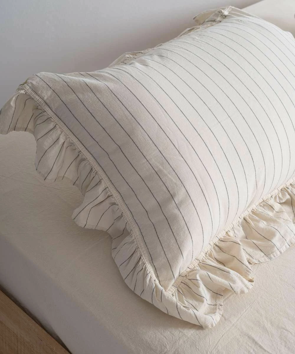Set mbulesë për jorgan King, krem, L'Essentiel Linge de Maison, Leila