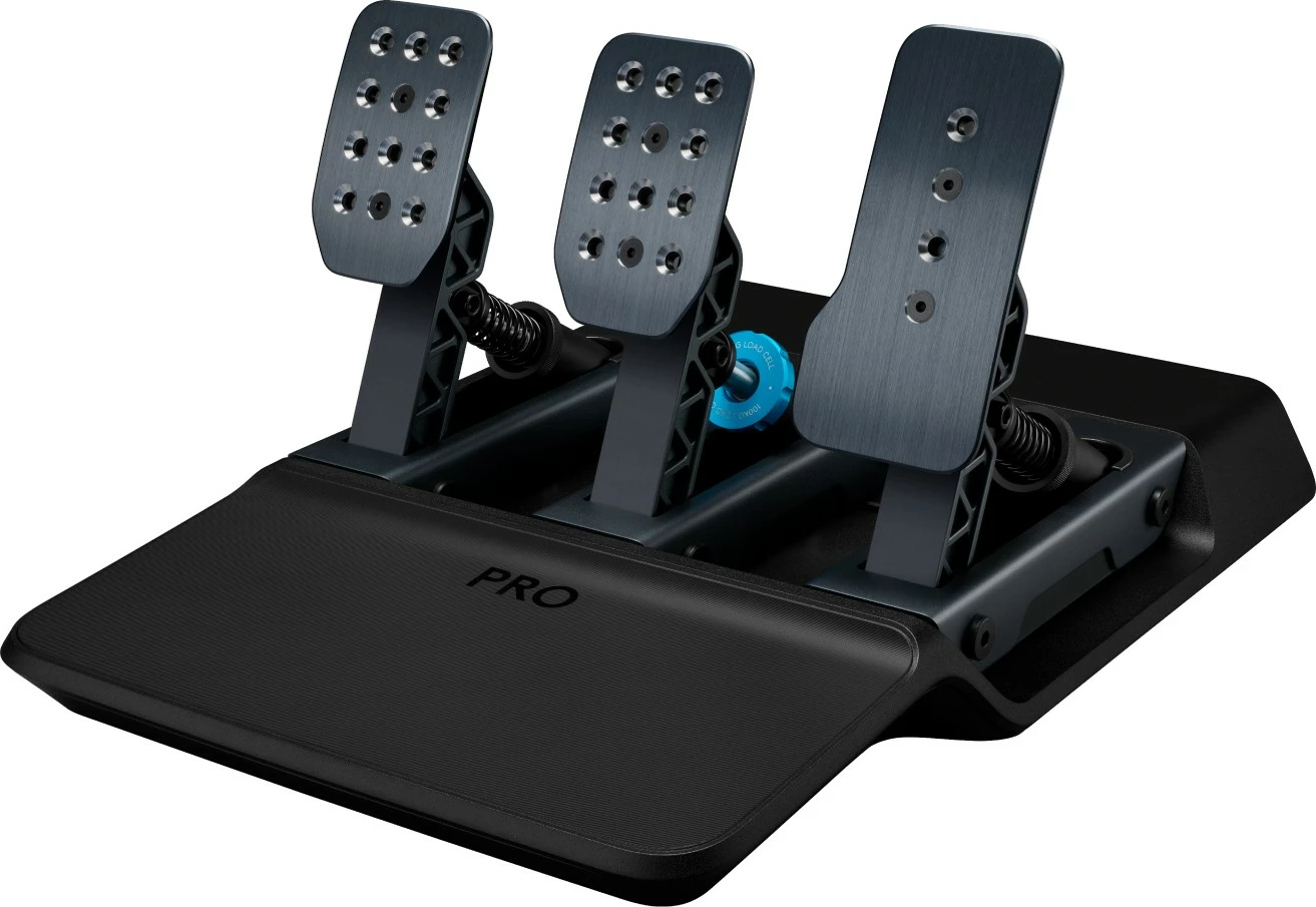 Pedale gare Logitech G PRO Racing Pedals, USB 2.0, për PC, Playstation, Xbox, e zezë