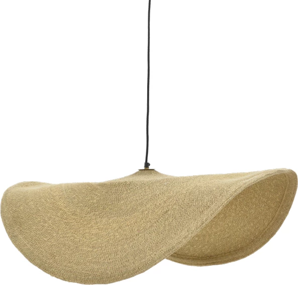 Dritë tavani Fonlo Inart, kashtë deti-hekur, D90x129cm