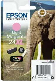 Kartush bojë, Epson, 24XL C13T24364012, rendiment i lartë XL, Light Magenta