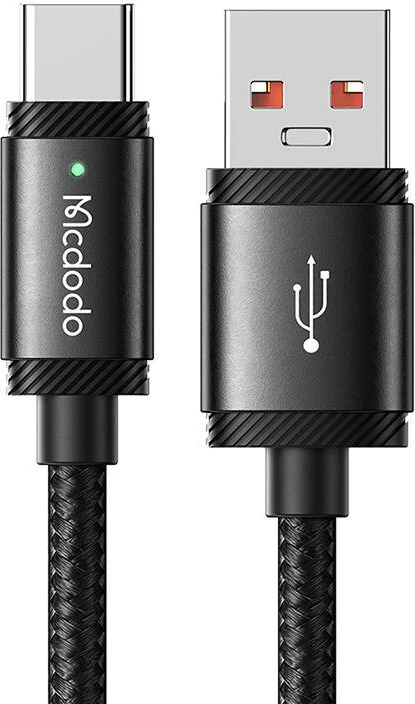 Kabllo Mcdodo CA-4730 USB-A në USB-C, 1.5m, 120W, e zezë