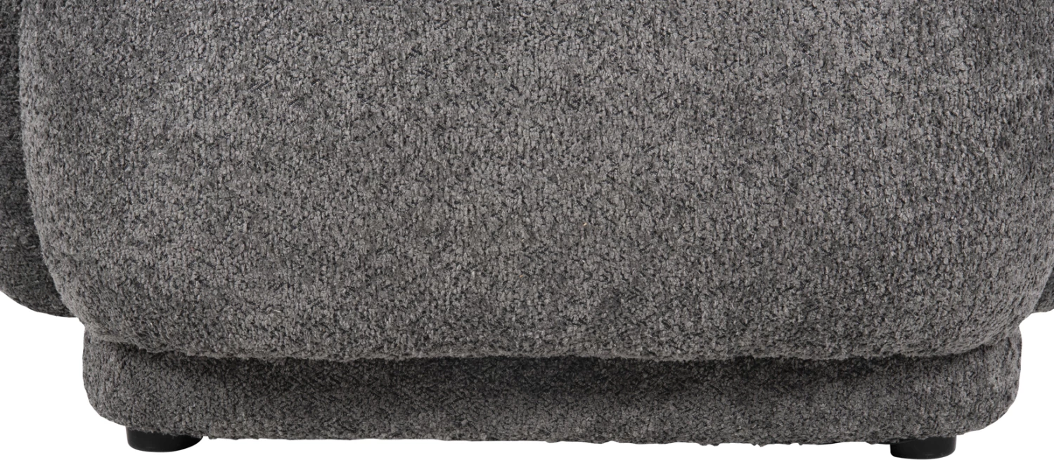 Fotelje KARPEN FH9600.01, stof boucle, gri, 93x87x78H cm