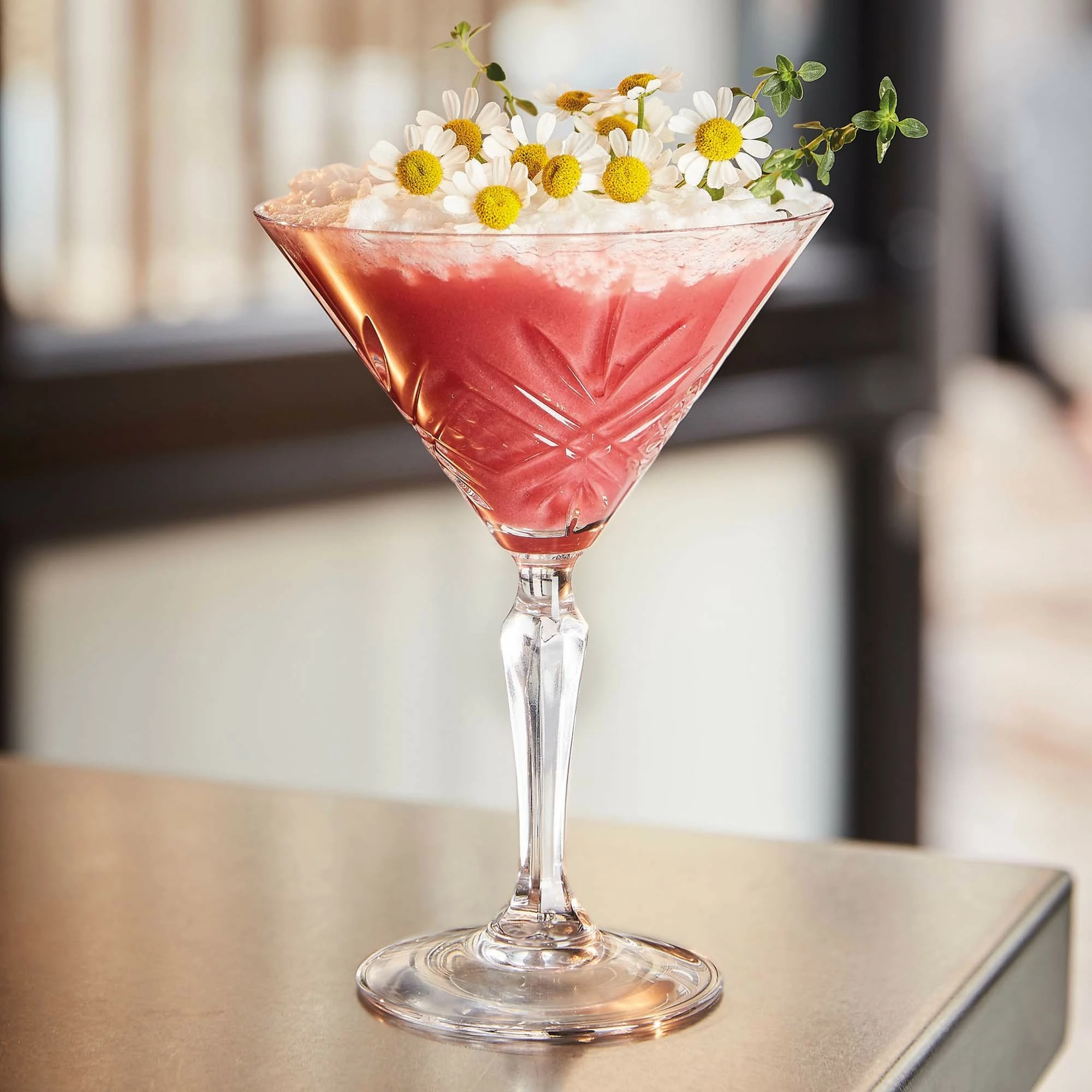 Gotë kokteji me këmbë Arcoroc Broadway 210 ml, transparente, set 6 copë