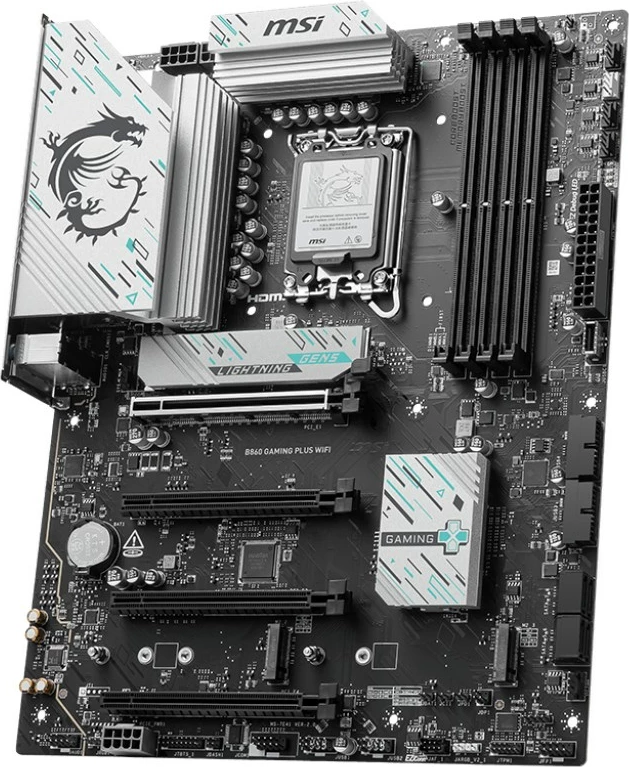 Pllakë amë MSI B860 GAMING PLUS WIFI, Intel B860, Socket LGA 1851, ATX, E zezë