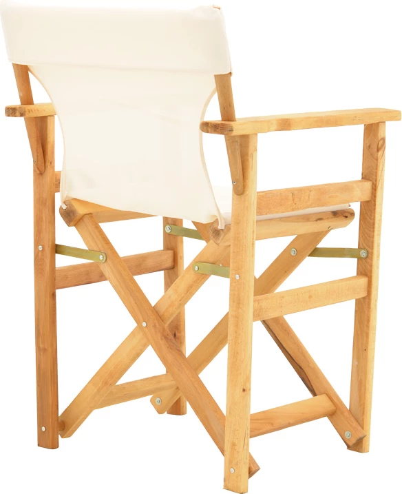 Karrige regjisori, dru ahu, ngjyrë natyrale - pëlhurë Nexus ecrou