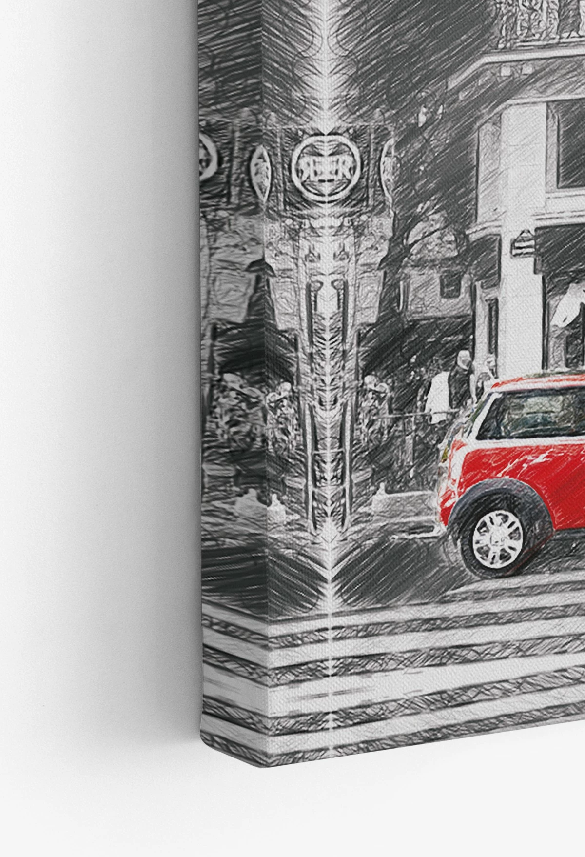 Pikturë dekorative në kanavacë, shumëngjyrëshe, Wallity Ersyfdc38, 70x100cm