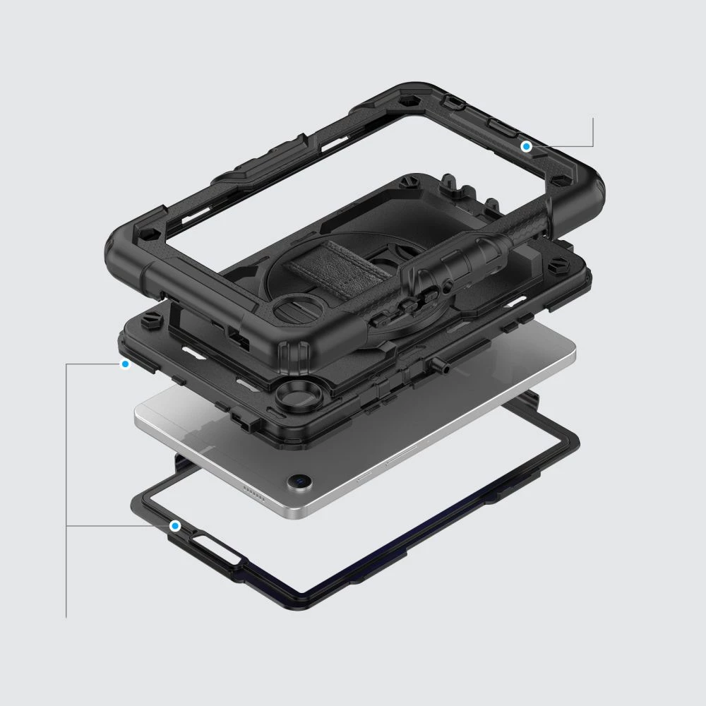 Mbështjellës Tech-Protect Solid360 për Samsung Galaxy Tab A9 Plus 11" X210/X215/X216, i zi