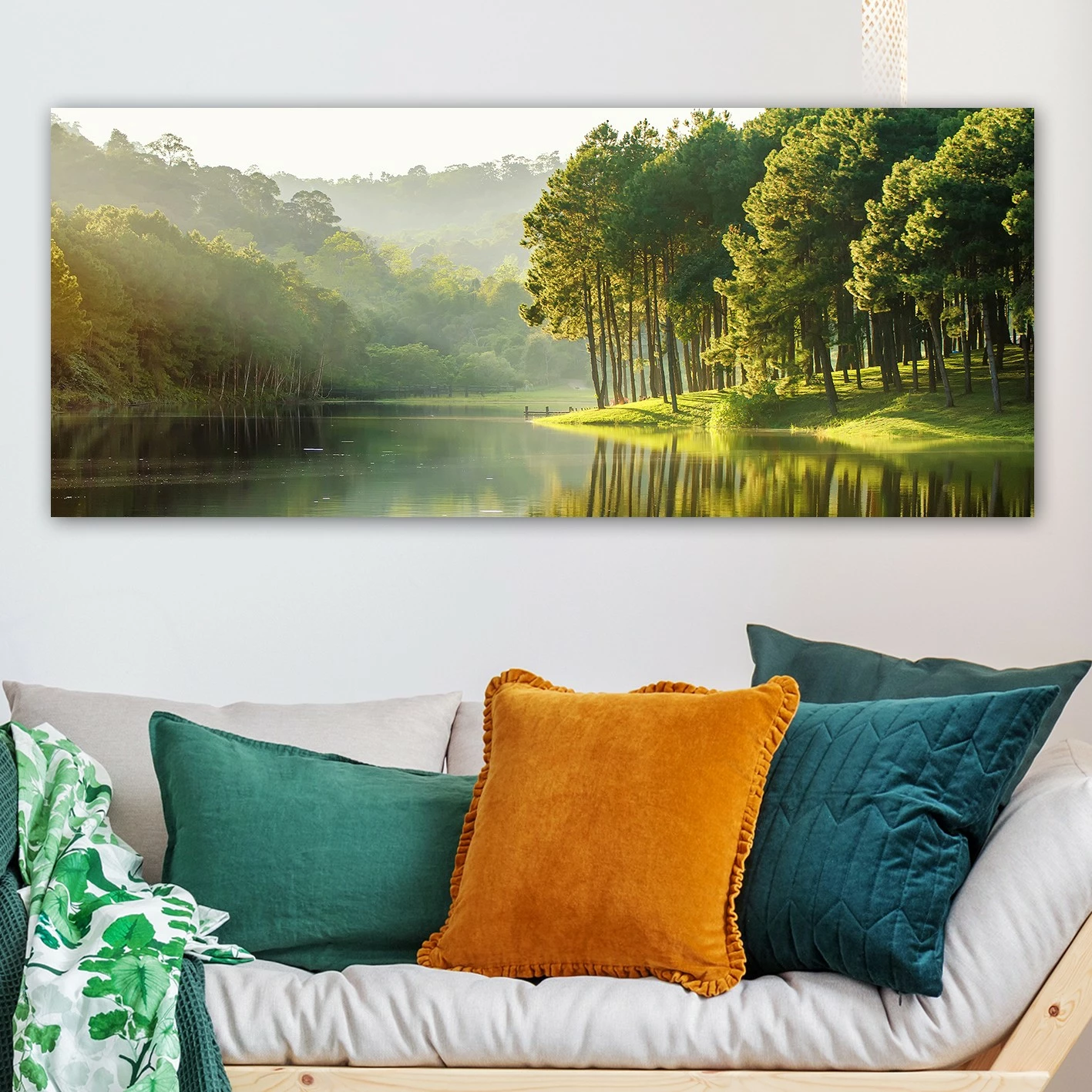 Pikturë dekorative në kanavacë, shumëngjyrëshe, YTY248468953_50120, 50x120cm