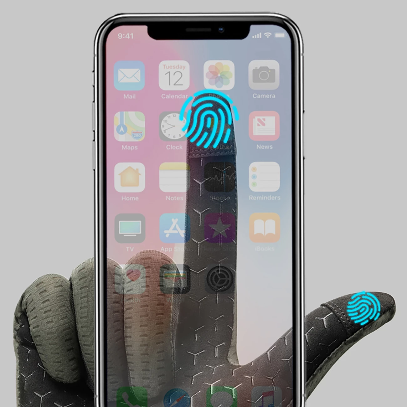 Doreza çiklizmi Rockbros 16110012008, të plota, frymëmarrëse, L, Gri