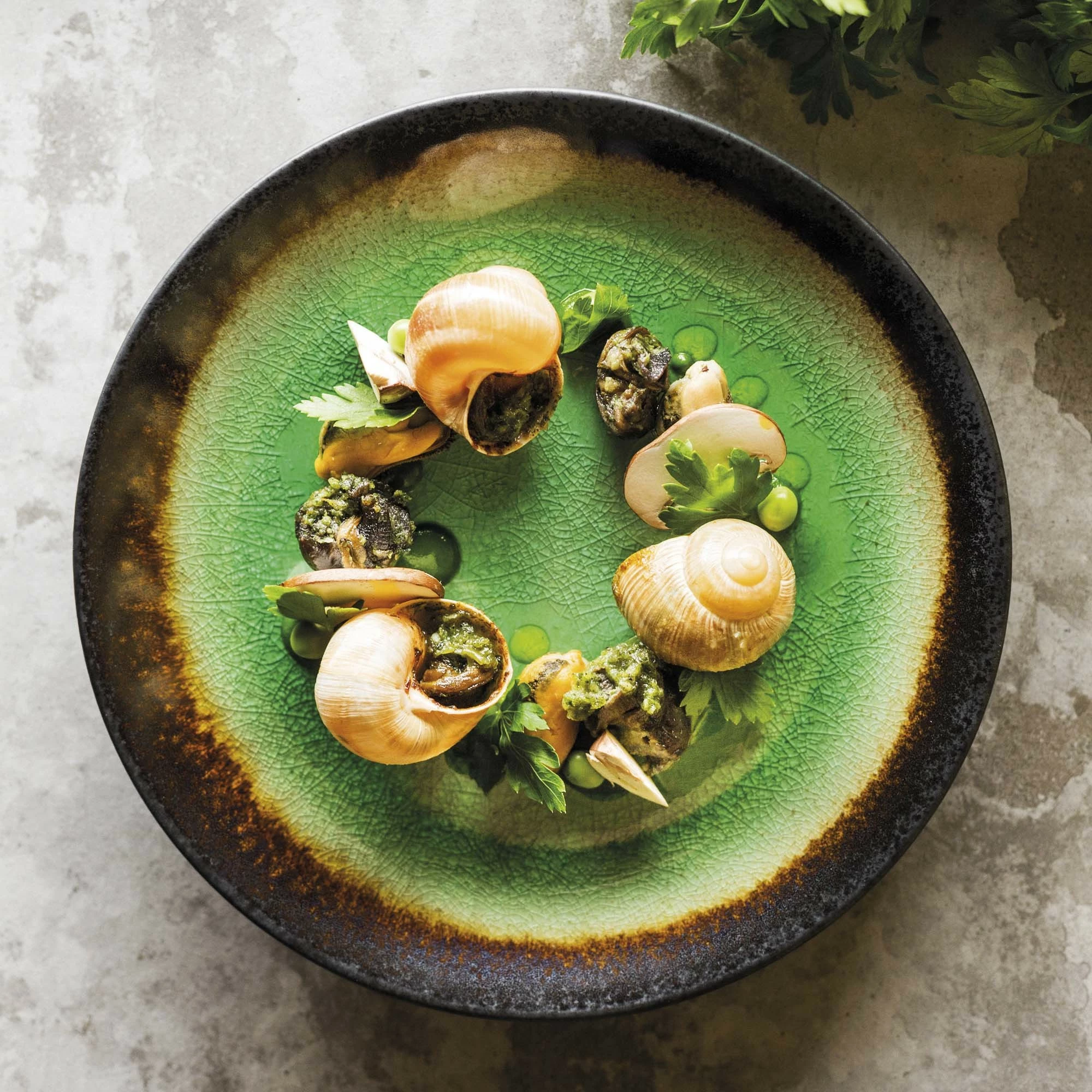 Tas konik Fine Dine Beryl 1.5L 225x90mm, gjelbër, set 2 copë