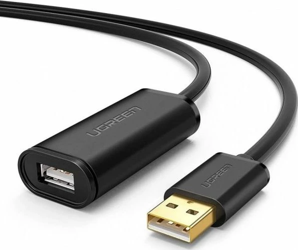 Kabllo zgjatëse USB-A në USB-A Ugreen UGR403BLK 10 m USB 2.0, e zezë