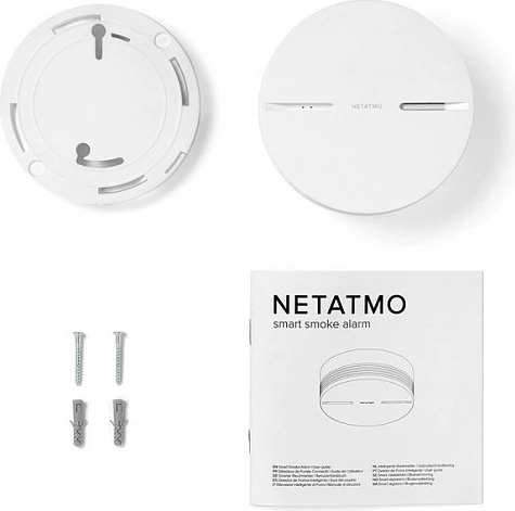Alarm tymi Smart Netatmo NSA-DE, Wi‑Fi/Bluetooth, 85 dB, bateri 10 vjet, i bardhë