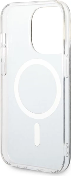 Mbështjellës Guess 4G MagSafe për iPhone 14 Pro, i zi