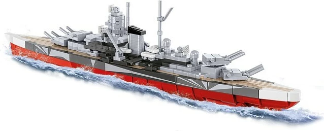 Set ndërtimi me blloqe, Cobi, Battleship Tirpitz 4853, 593 elemente, shkallë 1:700