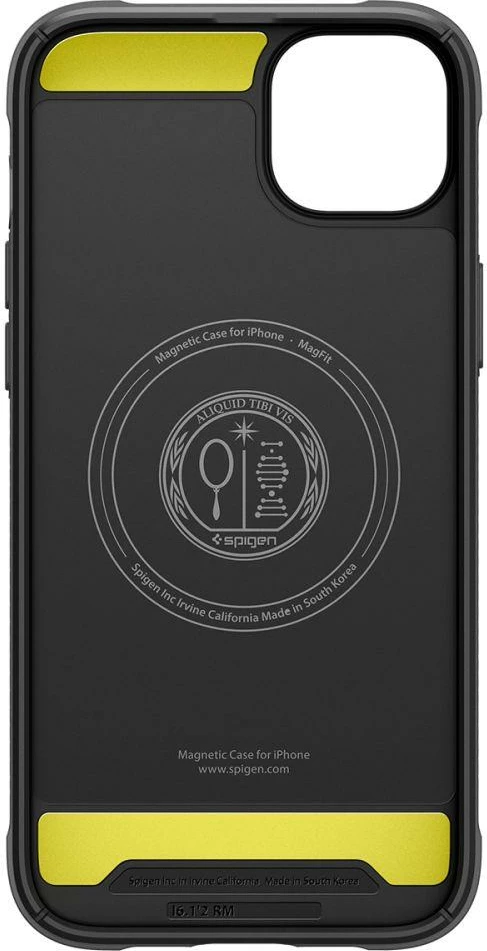 Mbështjellës Spigen Rugged Armor Mag me MagSafe për iPhone 14, Mat Zi