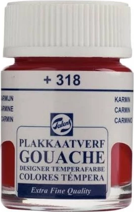 Talens Gouache Extra Fine 318 – Carmine