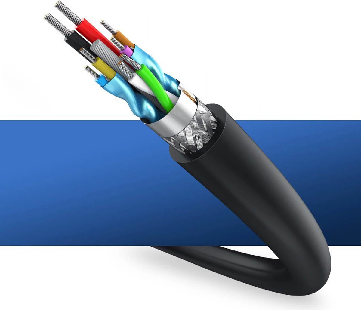 Kabllo zgjatues USB-A në USB-A Ugreen 0.5m, USB 3.0, e zezë