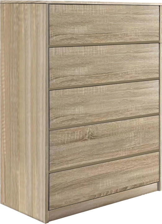 Kuanger mdf me sirtarë, ngjyrë natyrale, 80x40x109cm