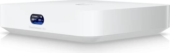 Gateway cloud Ubiquiti UCG-Ultra, 1Gbps IDS/IPS, 4xLAN GbE, 1xWAN 2.5GbE, USB-C, i bardhë