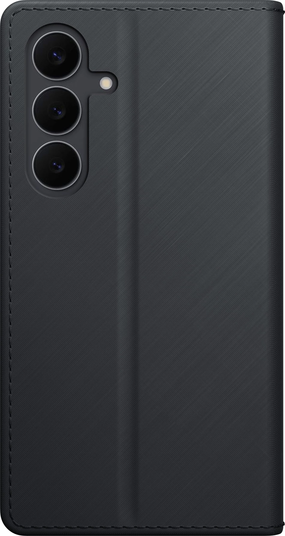 Mbështjellës 3mk Wallet Case për Samsung Galaxy S26 FE, xhepa për 3 karta, kapak magnetik, funksion stand, i zi, në kuti