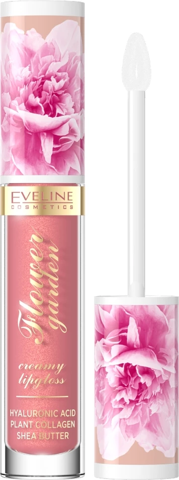 Lip Gloss Eveline Cosmetics Flower Garden Creamy 02, 4.5ml
