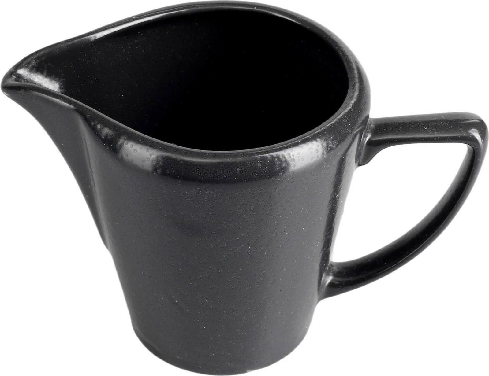 Kremiere porcelani Porland Seasons Coal 150 ml, e zezë, set 6 copë