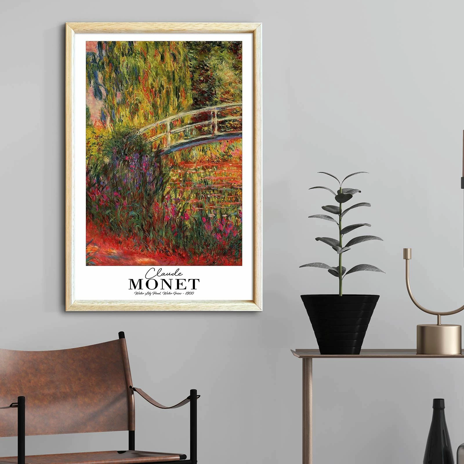 Pikturë dekorative me kornizë, Wallity, 4262AHSMONET-017