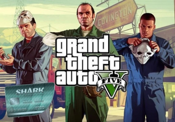 Grand Theft Auto V Premium Online + Megalodon Shark Edition Global
