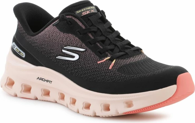 Atlete Skechers Slip-ins Arch Fit Glide-Step Pro 150730-BKCL, të zeza/koral