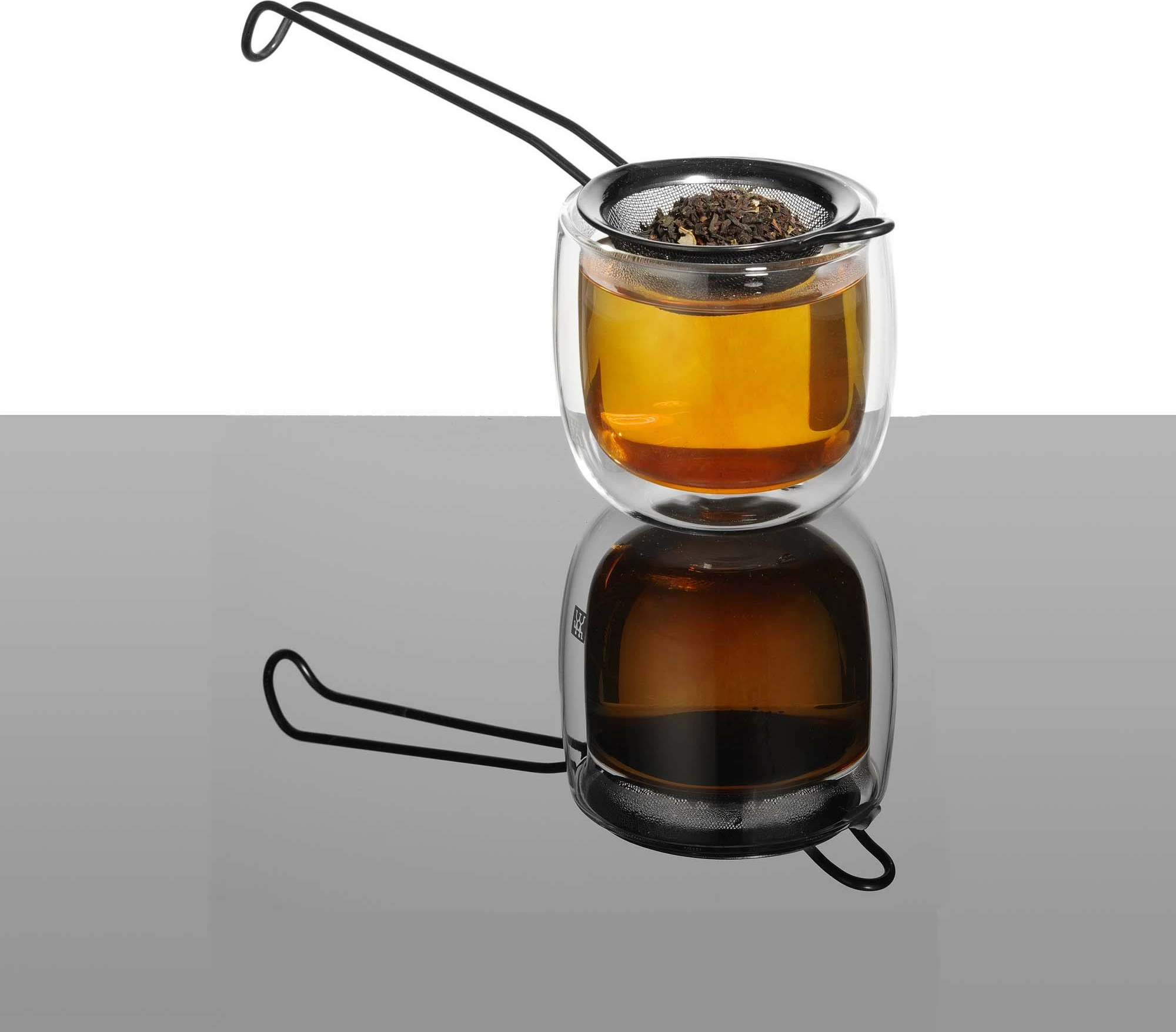 Sita koktej, Bar Up, inox me rrjetë të imët, ø65x220mm, e zezë