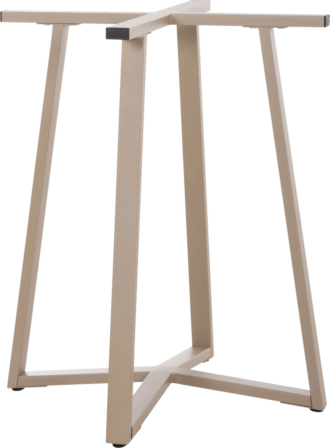 Këmbë tavoline metalike, ngjyrë kapuçino, FH470.25, 60x60x72cm