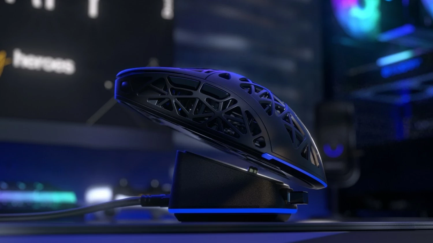 Maus Endorfy LIV Plus Wireless, RGB, 26000 DPI, i zi