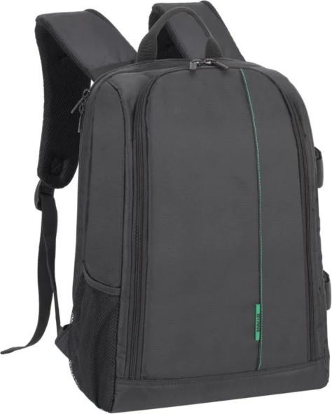 çantë shpine për kamera RIVACASE SLR 7490 PS, për DSLR + 3-4 lente, ndarje laptopi 15.6\", e zezë