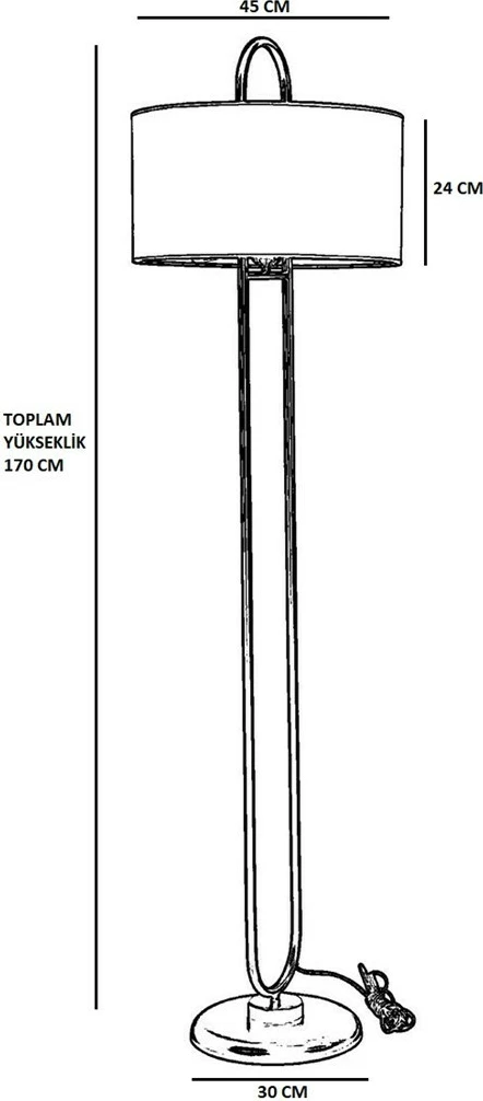 Llambë dyshemeje Opviq, ngjyrë e kuqe Claret, 8513-4