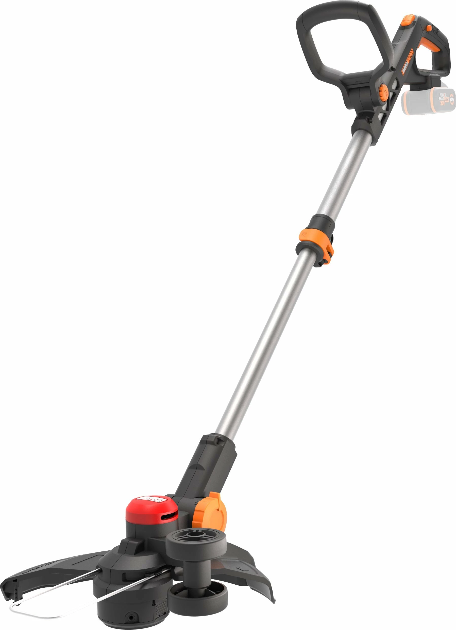 Trimër bari Worx WG173E.9 20V 33 cm, zi/portokalli, pa bateri
