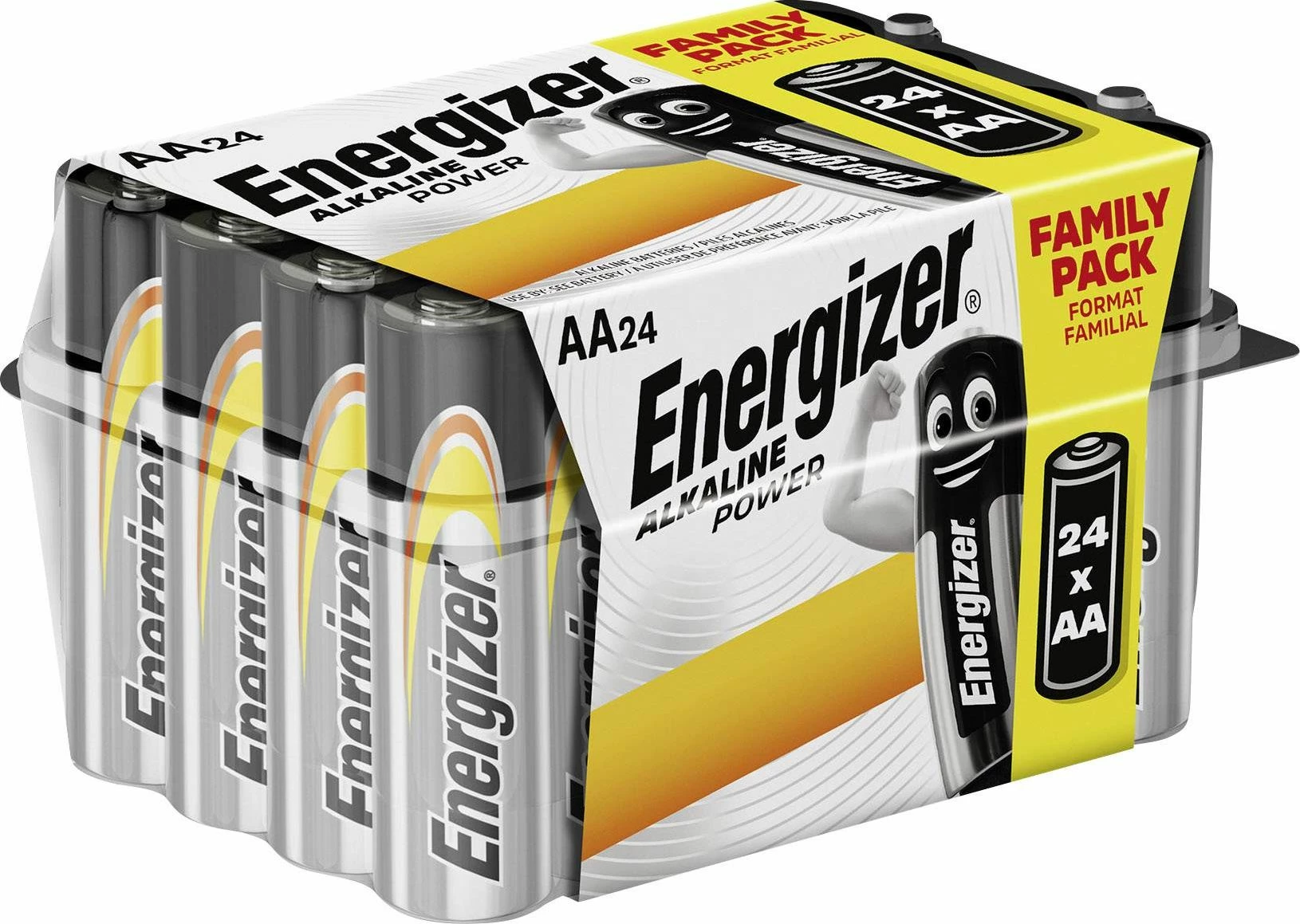 Bateri alkalike Energizer Alkaline Power AA (LR6/R6) 1.5V, paketë 24 copë