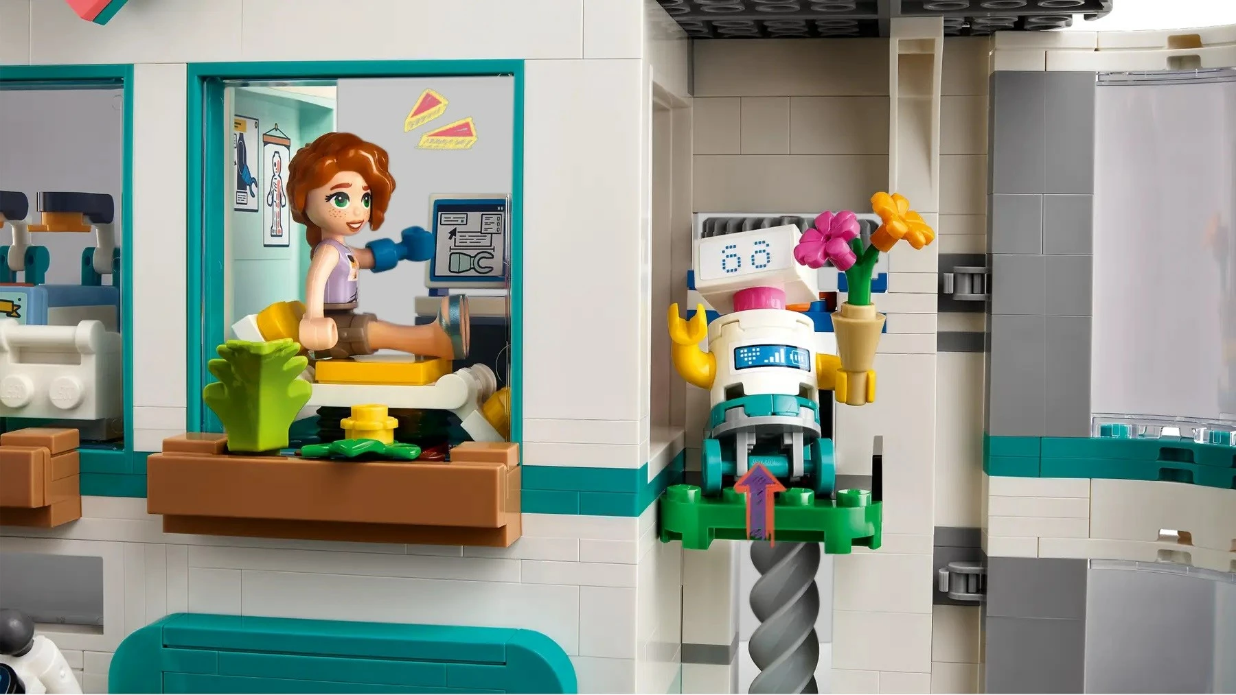 Set LEGO Friends Heartlake City Hospital 42621, 5 minifigura, për fëmijë, shumëngjyrësh