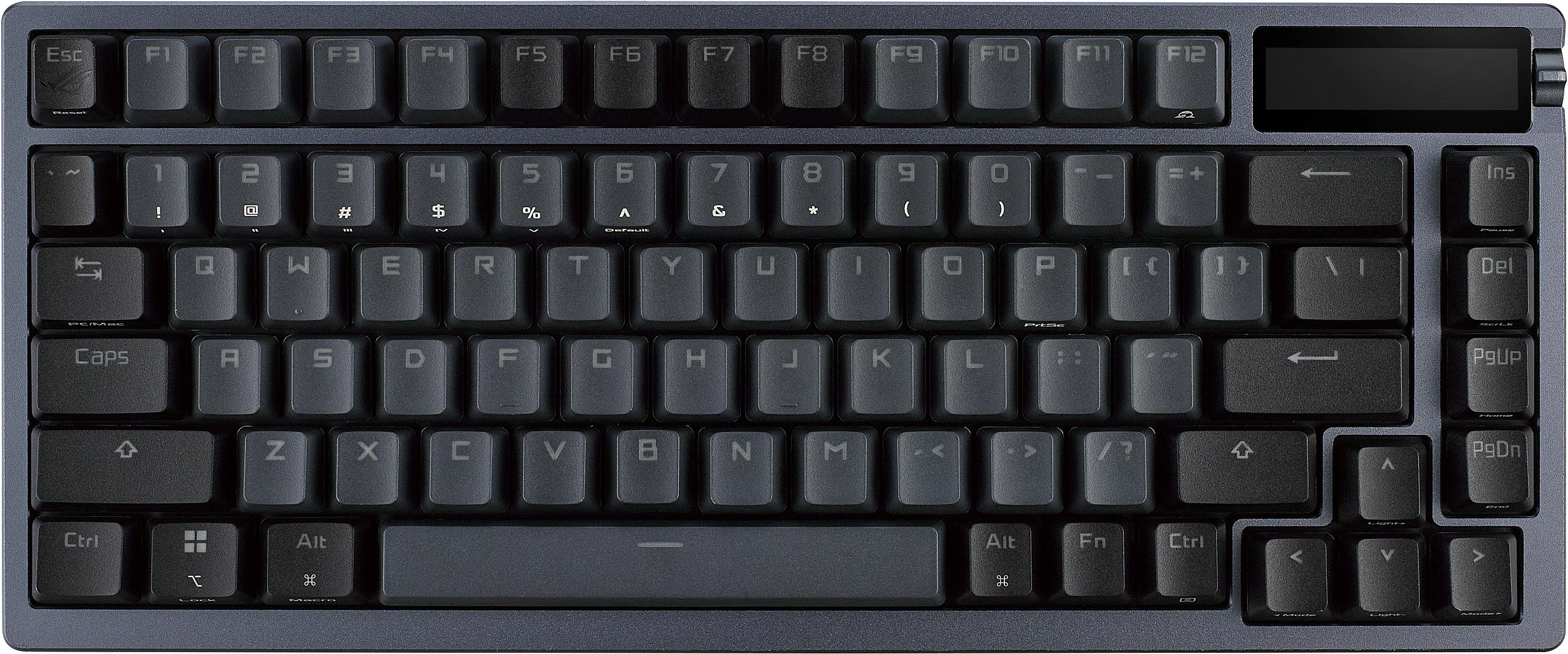 Tastierë gaming ASUS ROG Azoth, 75%, mekanike ROG NX Red, hotswap, USB/2.4GHz/Bluetooth, RGB, AZERTY FR, e zezë