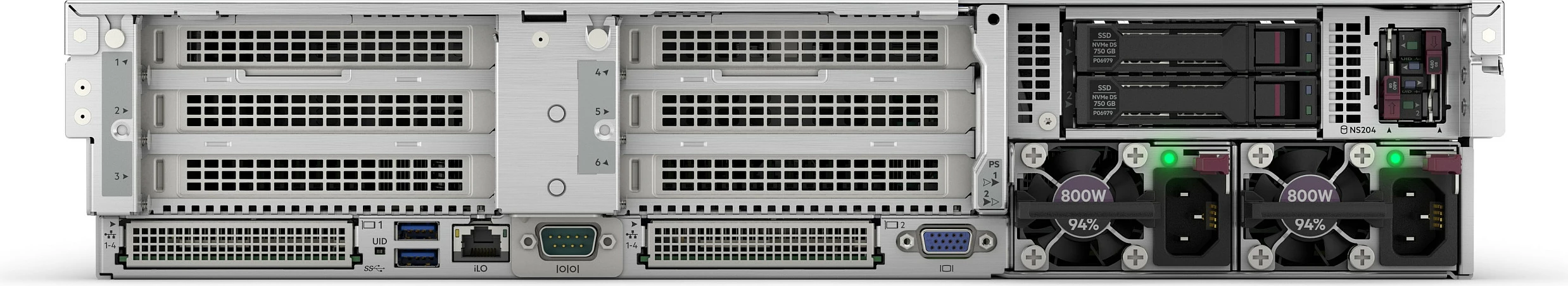 Server rack Hewlett Packard Enterprise HPE ProLiant DL385 Gen11, AMD EPYC 9124 3.0GHz 16-Core, 64GB DDR5, 2x480GB SATA SSD, 10GbE, 2U, zezë/gri