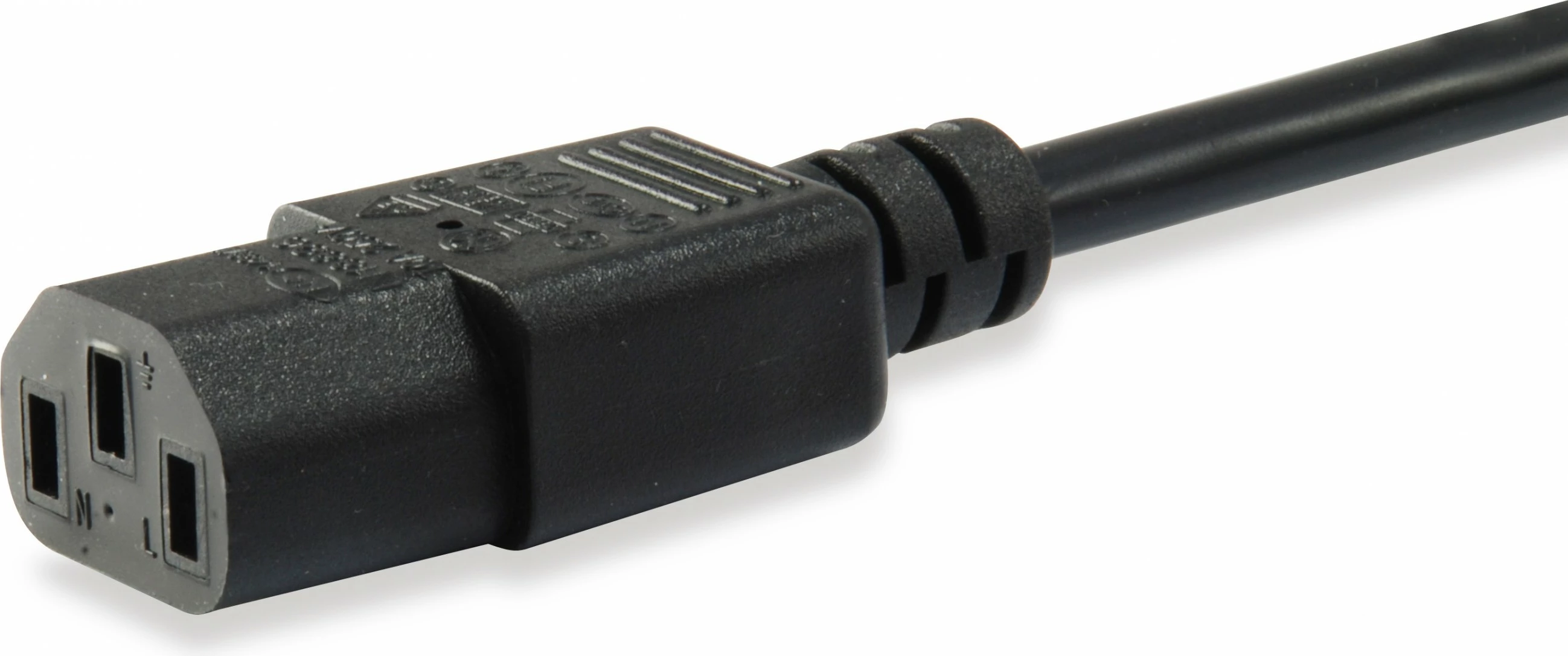 Kabëll rryme Equip 112121, 3m, tip F në C13, i zi