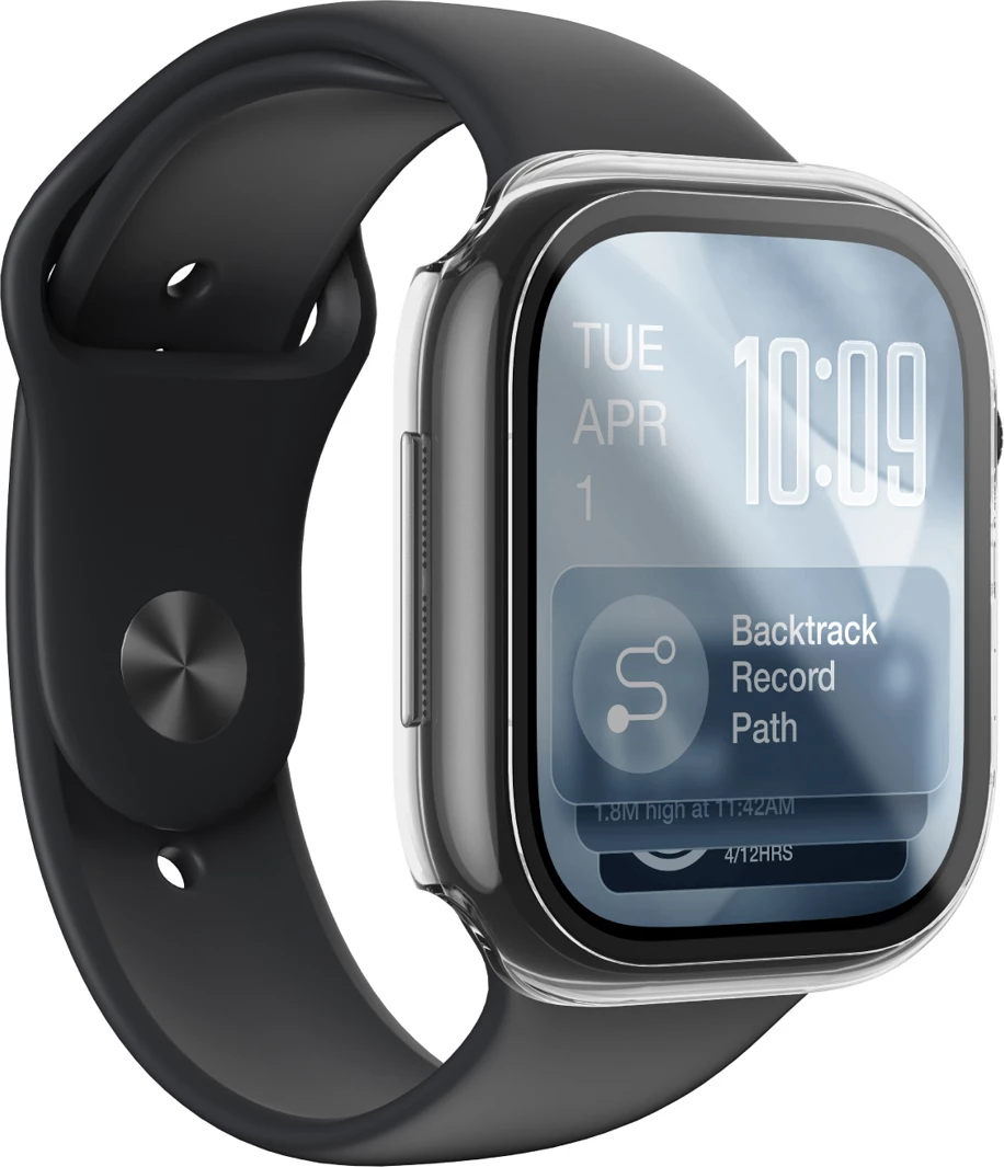 Mbrojtës ekrani me mbështjellës AmazingThing Radix FullGuard për Apple Watch Series 11 42mm, xham 9H, transparent
