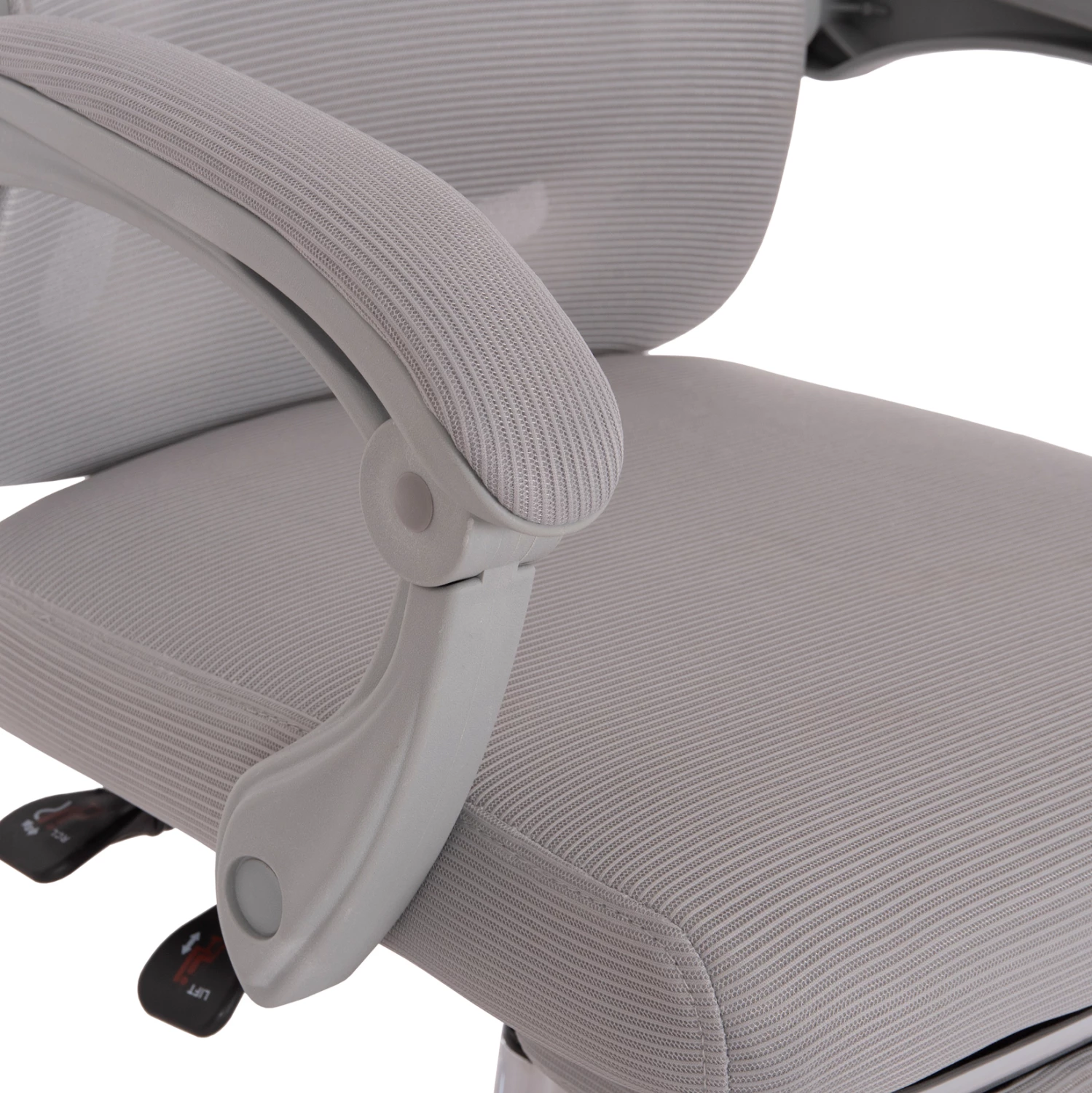 Karrige zyre BARNET, rrjetë gri, kornizë najloni gri, FH18258.02, 61x62x123cm