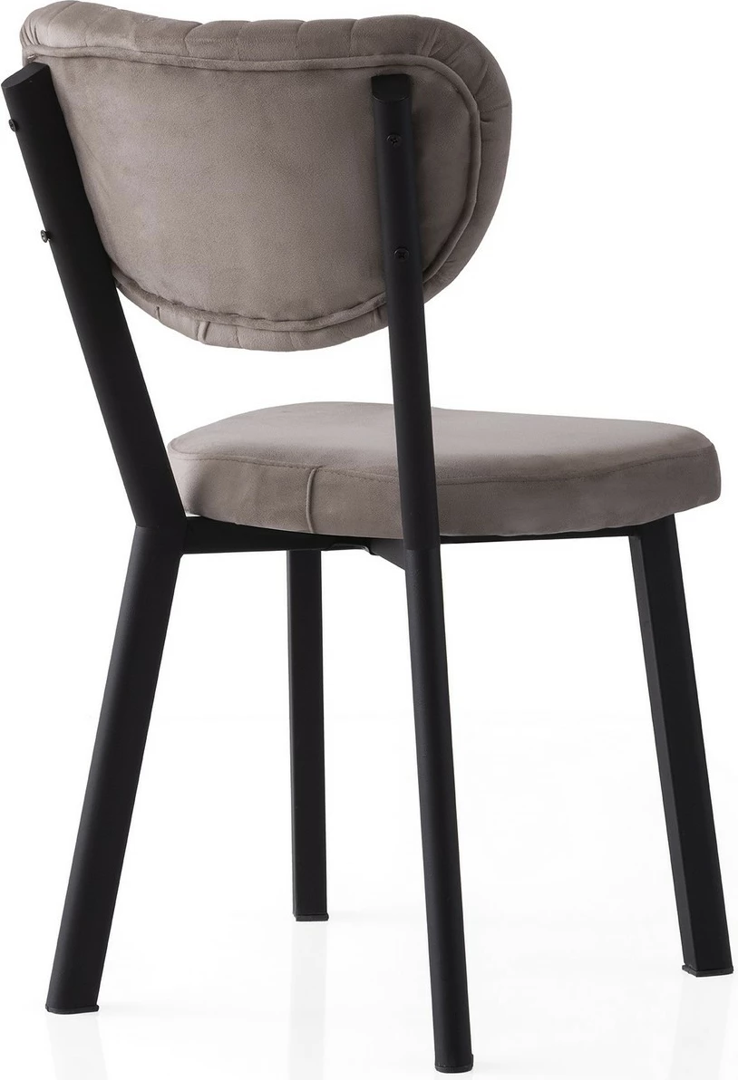 Set karrigesh (2 copë), ngjyrë e zezë dhe mink, Skye Decor, Beta - 834 V2