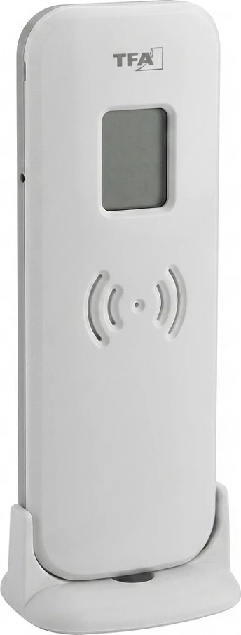 Sensor termo-higro TFA 30.3249.02, Wireless 433 MHz, 100 m, i bardhë