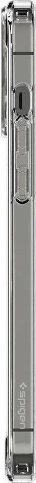 Mbështjellës Spigen Ultra Hybrid Mag për iPhone 13 Pro Max, MagSafe, Transparent/Bardhë