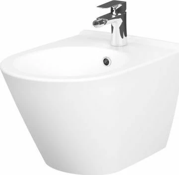 Bide e varur në mur Cersanit City Oval Box K35-043 52x37 cm me vrimë për rubinet, e bardhë (set montimi i përfshirë)