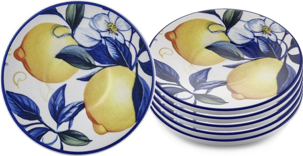 Set pjatash të vogla qeramike (6 copë), Hermia, ODL0014