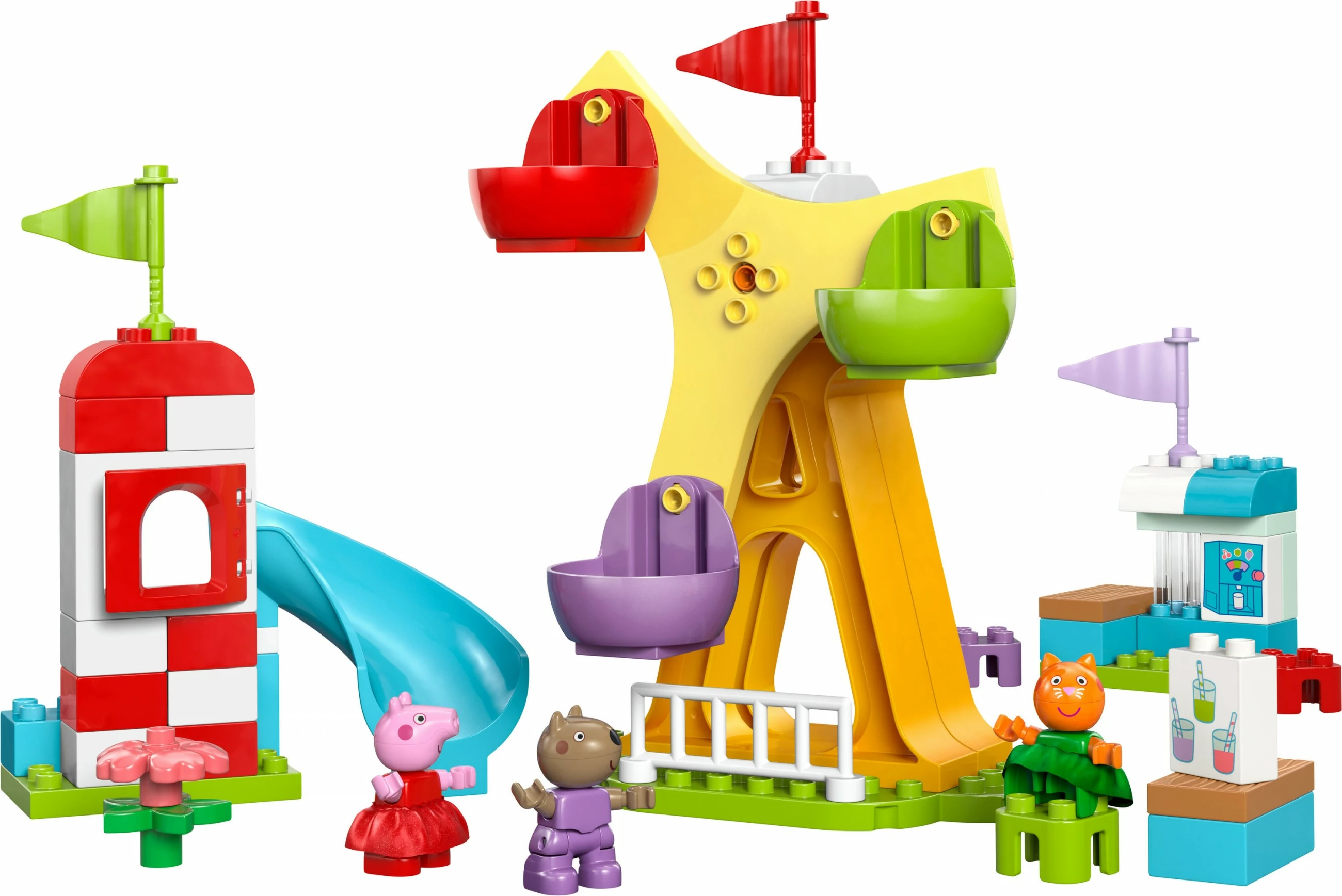 Set ndërtimi LEGO DUPLO Peppa Pig 10453, 53 pjesë, shumëngjyrësh