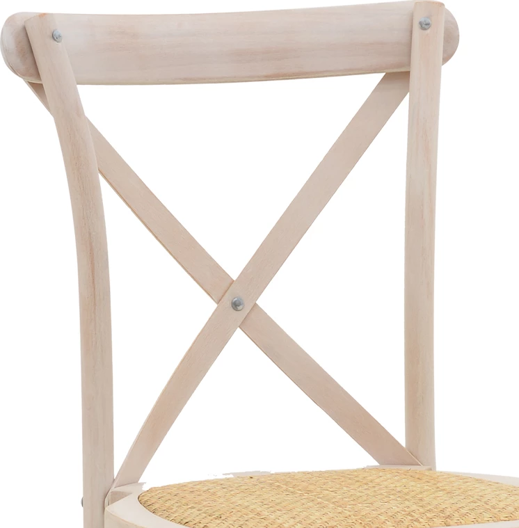 Karrige Dylon e grumbullueshme, dru ahu, sedilje natyrale prej ratan, 48x52x89cm